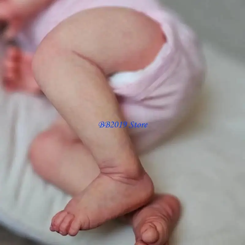 

Q0KB 19in Reborns Toddler Realistic Baby Doll with Moving Arm & Leg Kids Appease Doll
