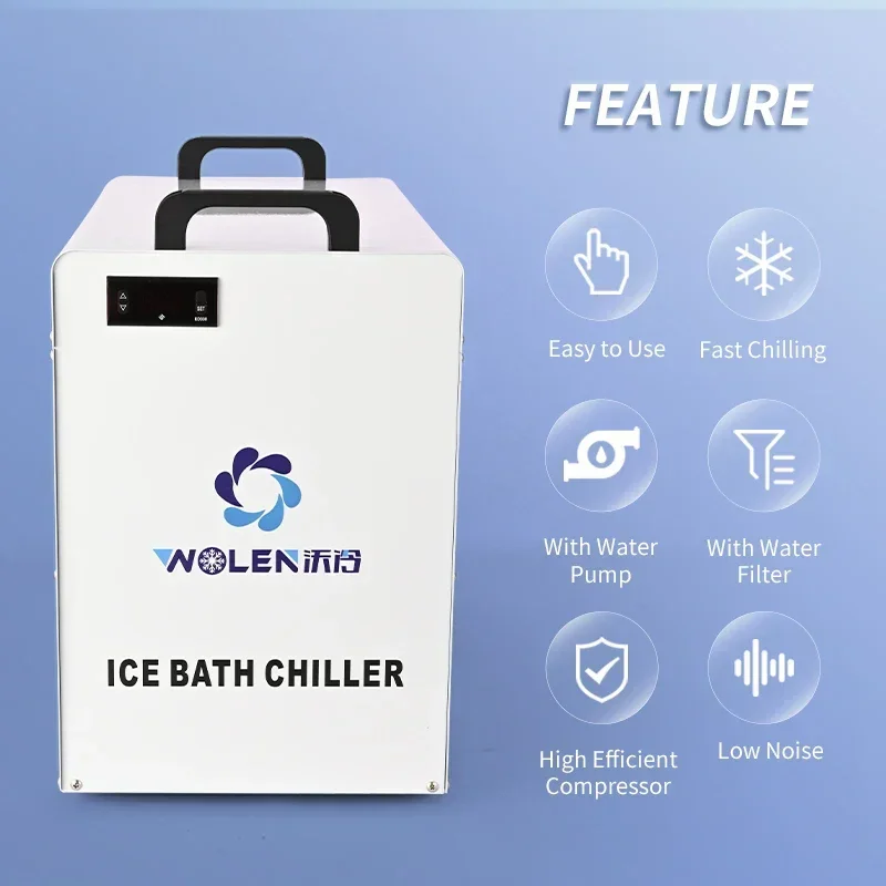 Newly Upgraded 1hp Chiller Sports Recycling Ice Bath Equipment Sports Recycling Cold Plug Chiller