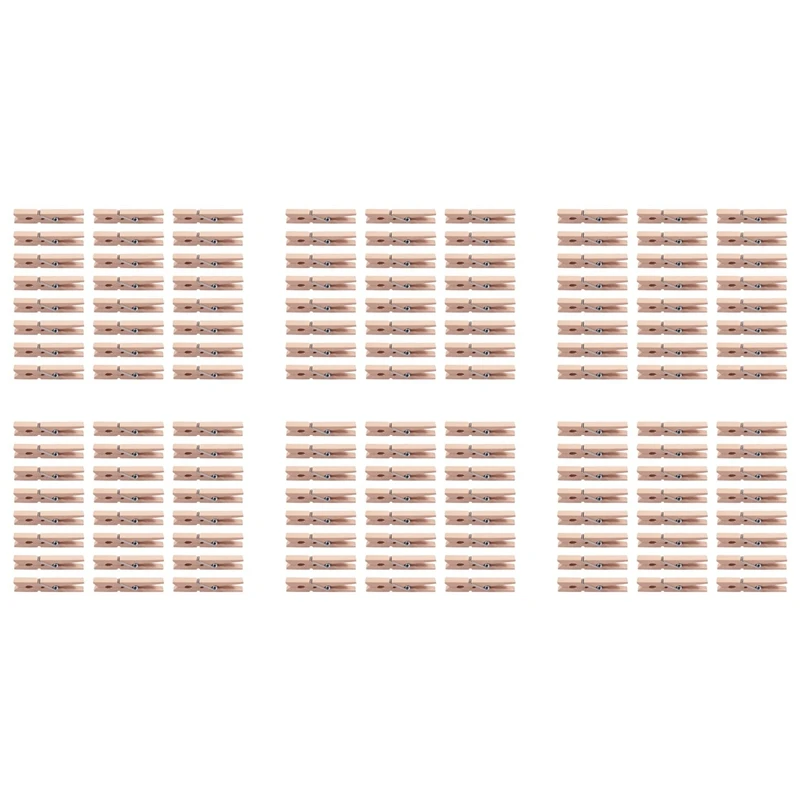

【NEW】Wooden Clothes Pins Pegs Hanging Clips 144 Pcs