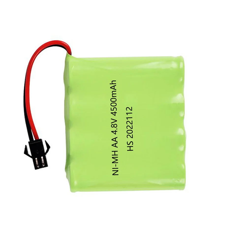 Upgrade to 4500mah 4.8V NI-MH Battery AA For Rc Toys Cars Tanks Robot Boats Guns Ni-MH AA 4.8v Rechargeable Battery Pack