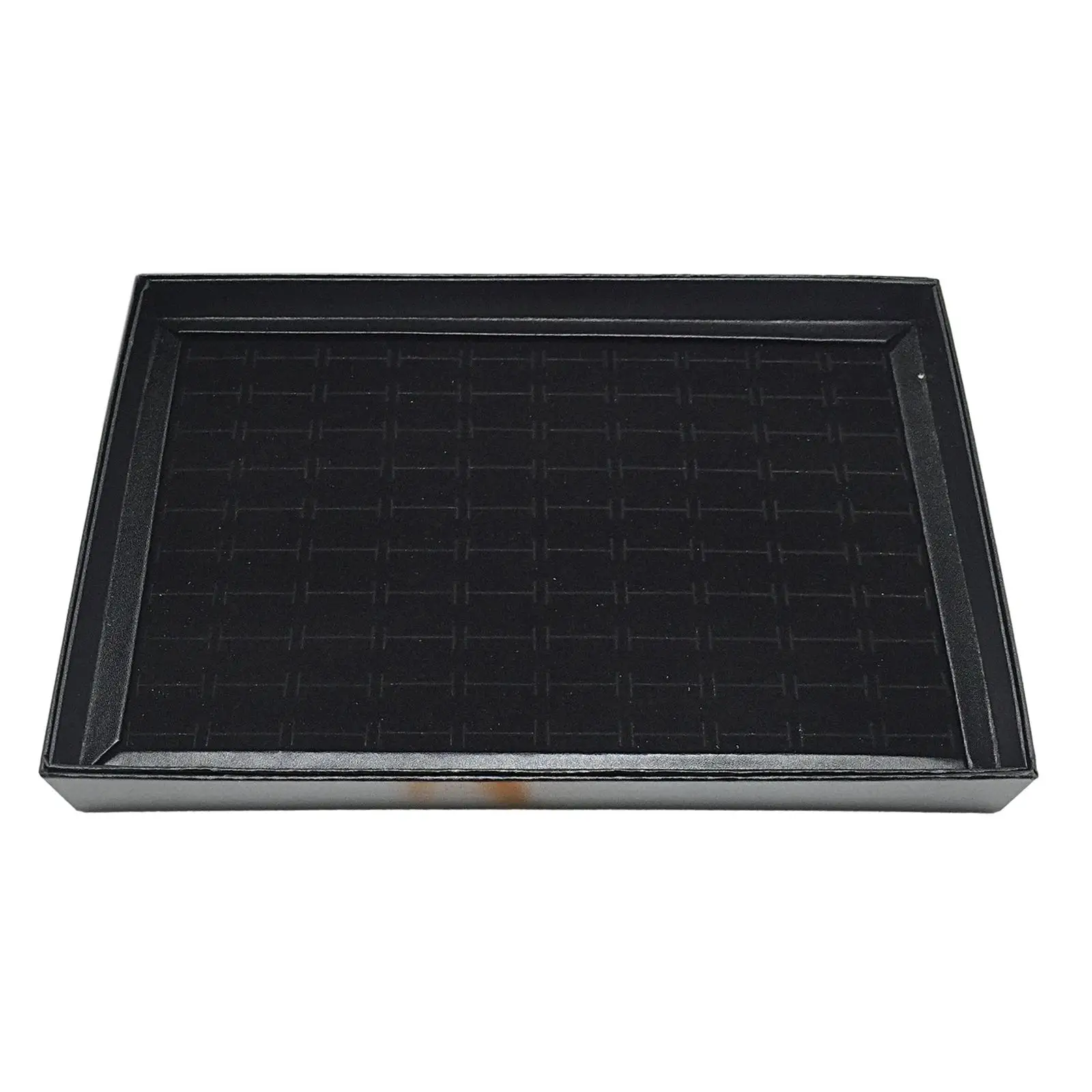 

Rings Display Tray 100 Slot with Transparent Lid Foams Insert with Flannel Mother Day Gifts Rings Holder Rings Earrings Showcase