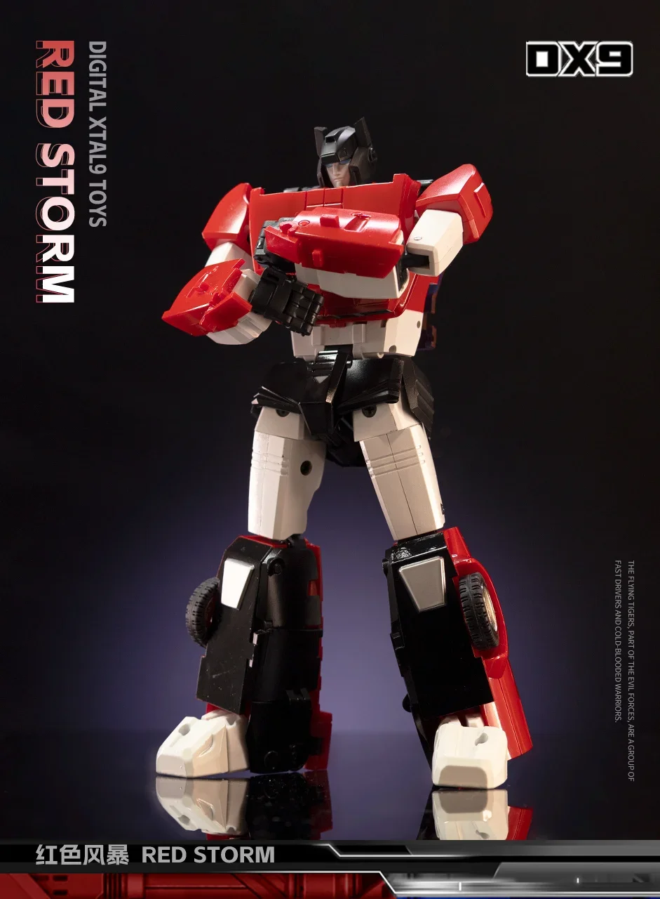

24-hour shipping Transformed toys G1 DX9 D21 Sideswipe RED STORM Action Figure With Box