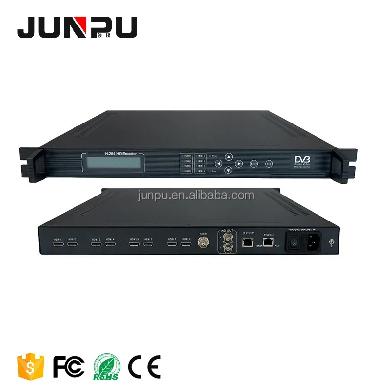 

Reasonable Cost Of 8 Channels H.264 Mpeg4 Iptv Encoder For Hotel