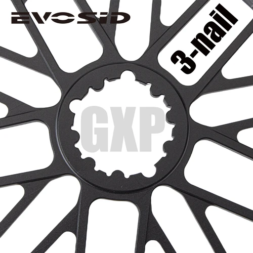 Imagen 2 del producto Plato de bicicleta de carretera EVOSID 40T 42T 44T 46T 48T corona rueda de cadena ancha estrecha 7075 disco de diente CNC rueda de cadena de bicicleta plegable de grava