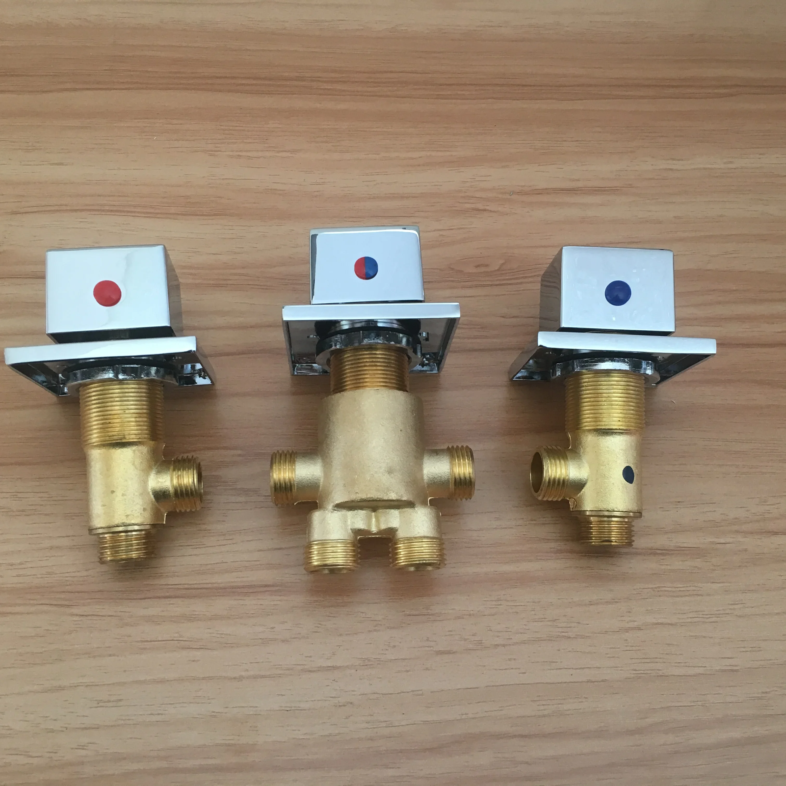 

MTTUZK Square Handle Brass Switch Valve for faucet shower mixer Bath faucet control valve Split Bathtub faucets