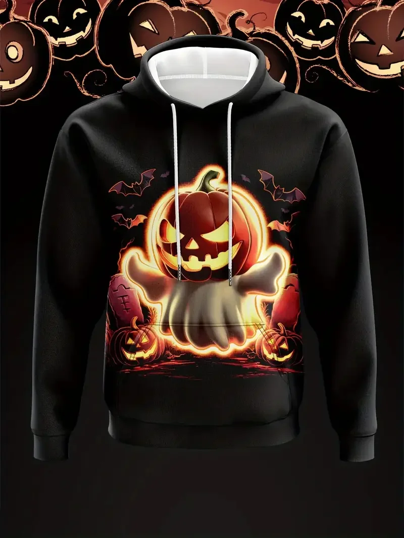 

Dazzling Cool 3D Skull Printed Graphics Hoodies For Man Spring Autumn Fashion Unisex Sweatshirt Streetwear Oversized Clothes Top