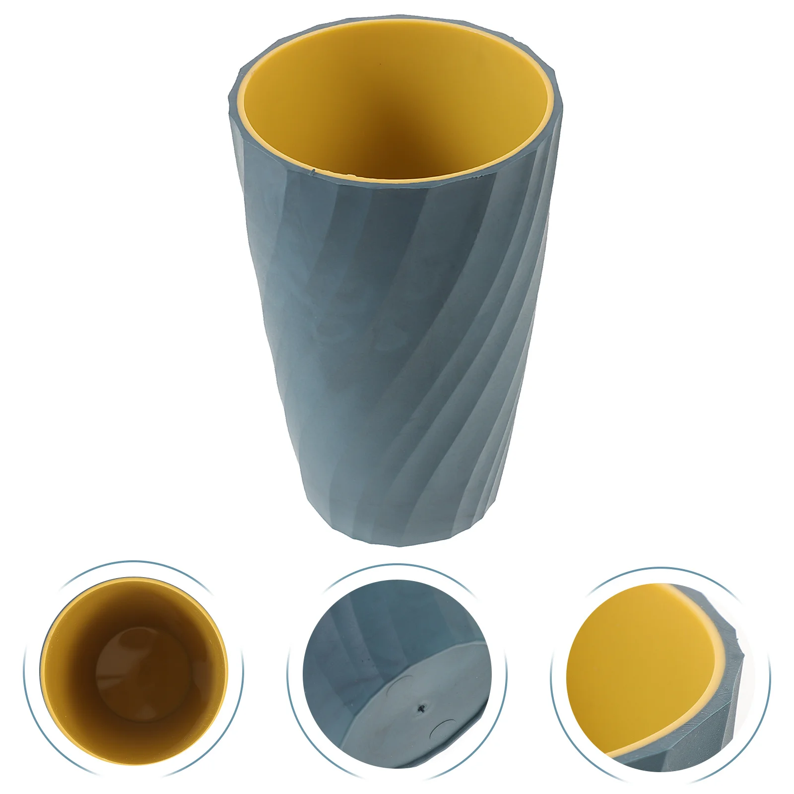 

Multipurpose Toothbrush Cups Unbreakable Plastic Washing Cups for Bathroom Storage Travel Tumbler Brush Container Draining Mugs