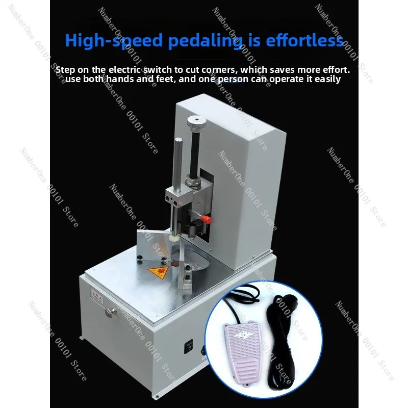 Electric Corner Cutter Large Platform PVC Photo Album Business Card Notebook Paper Chamfering Machine Round Angle Trimmer
