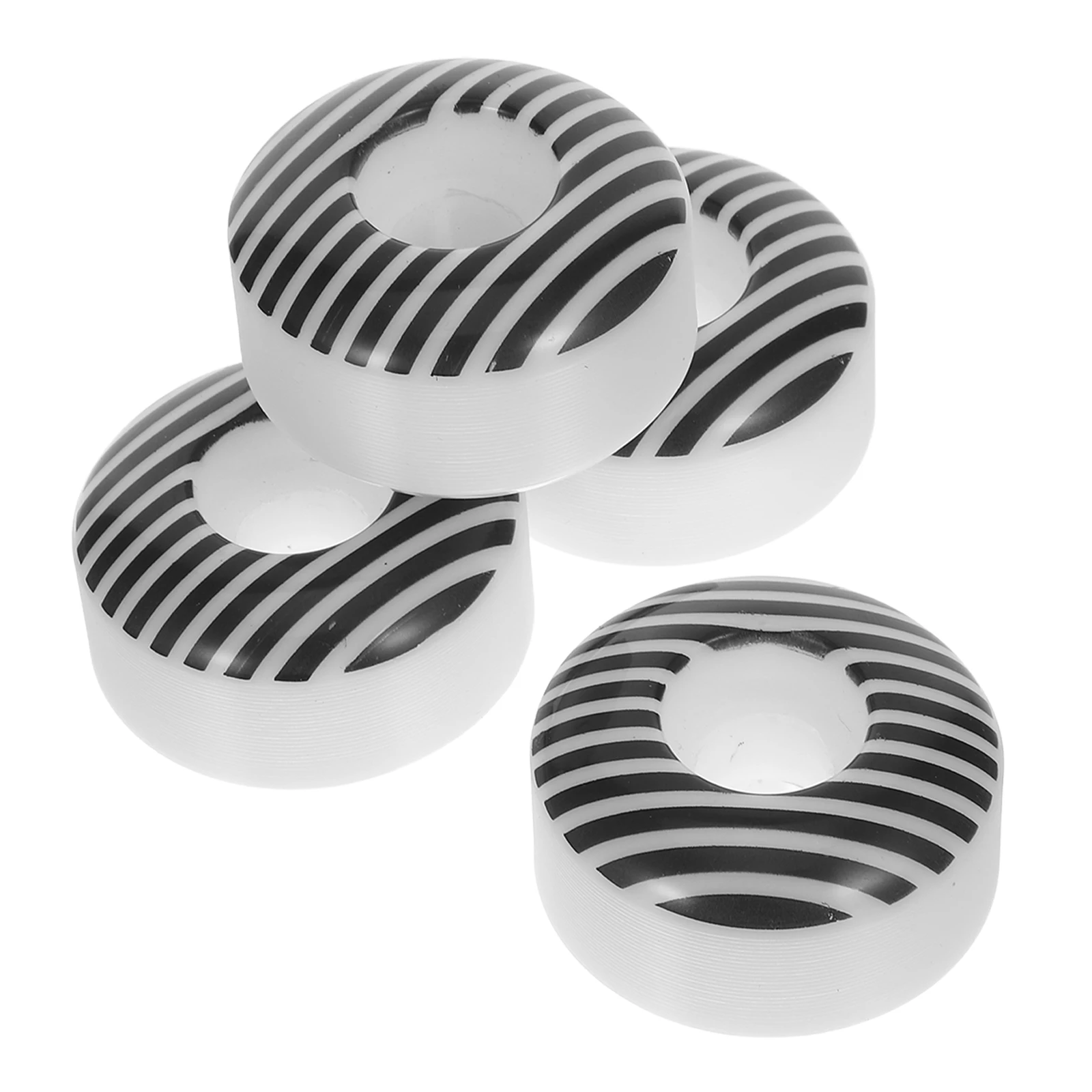 

4pcs Wheels High Rebound 95A Hardness Street Quad Roller Replacement Accessories Street Skateboarding Wheels Professional Use