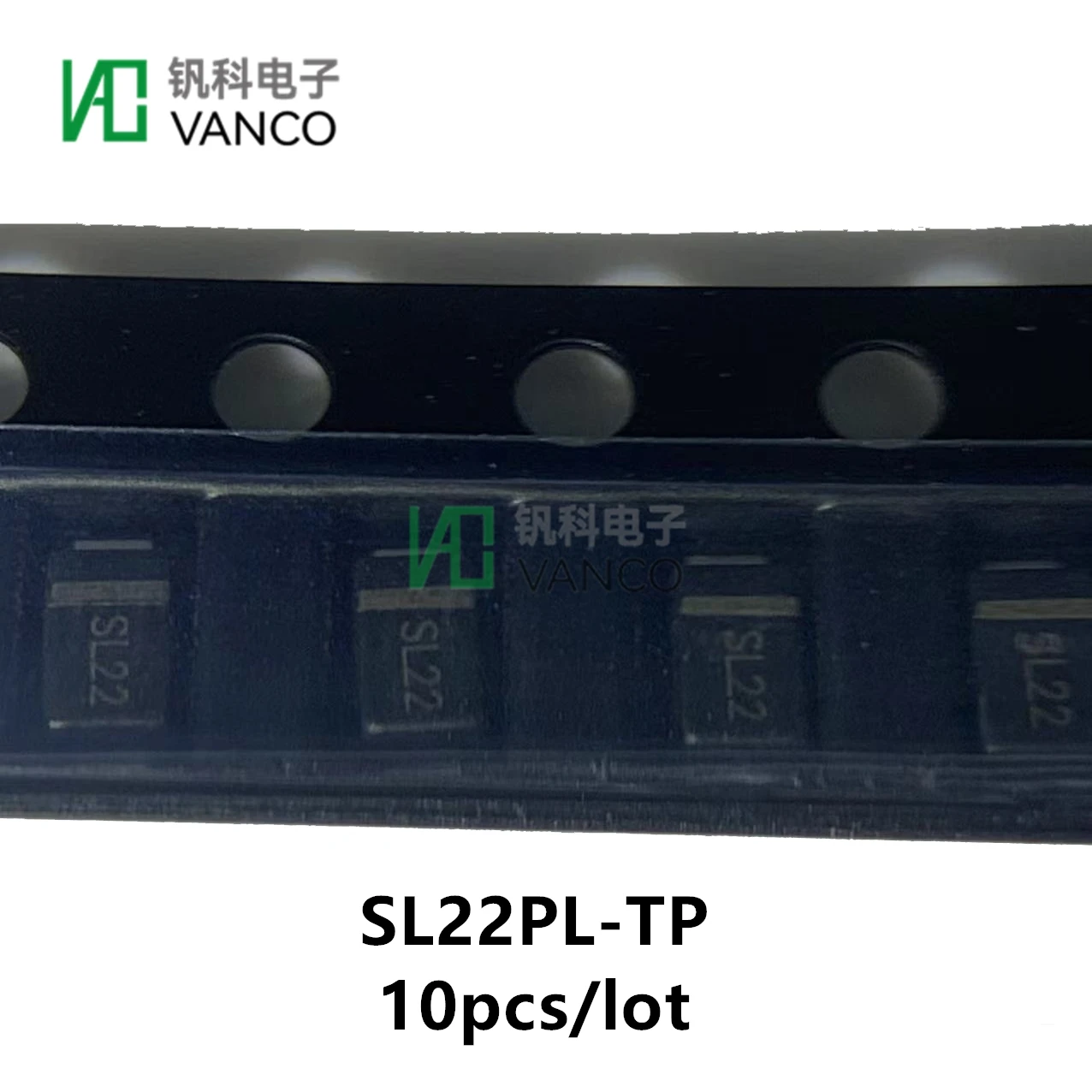 10pcs Kit Transistor Kit SL22PL-TP 2A,20V,SCHOTTKY,SOD-123FL PACKAG In Sctock
