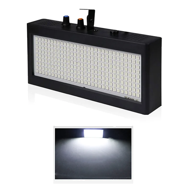 ABZV-Stage Strobe Light, 270 светодиодов, супер яркая вспышка, сценическое освещение, белый свет для свадьбы, Рождества, дня рождения, клуба, DJ EU Plug