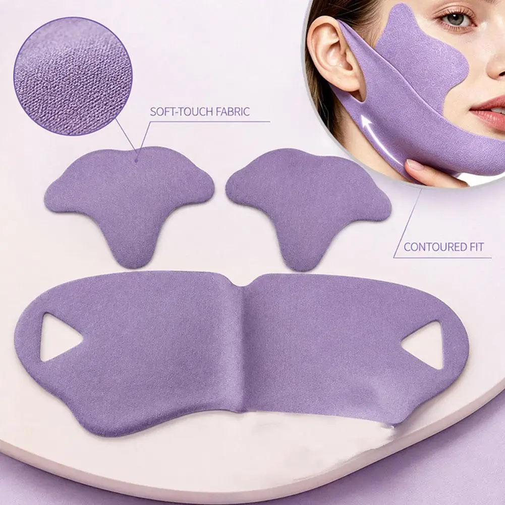 V-Shaped Firming Lifting Mask Double Chin Reducer Hydrogel Slimming Patch Ear Hanging Face V Line Beauty Mask