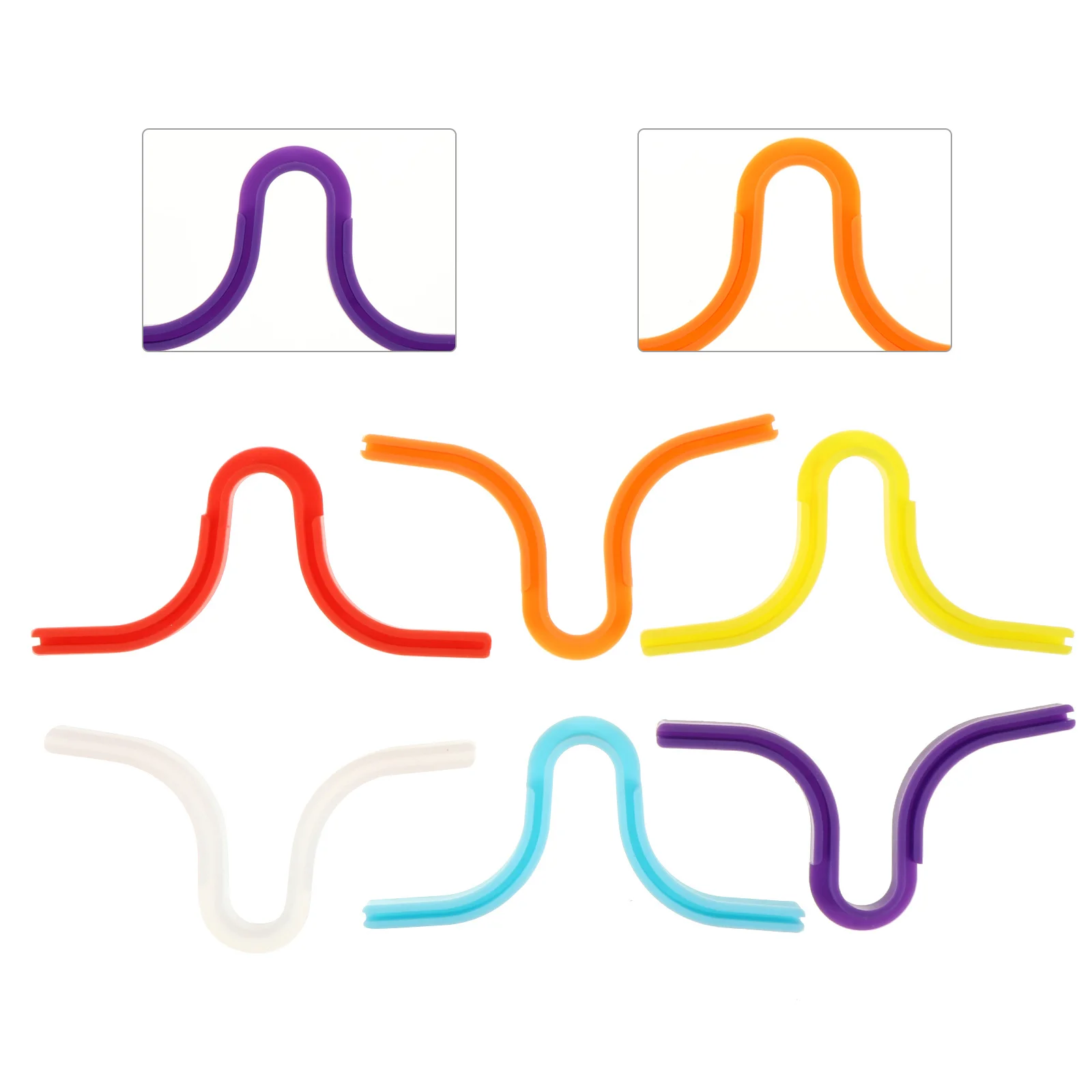 

6Pcs Universal Fit Silicone Anti-Fog Nose Pads Comfortable Mask Nose Bridge Strips for Clear Accessories