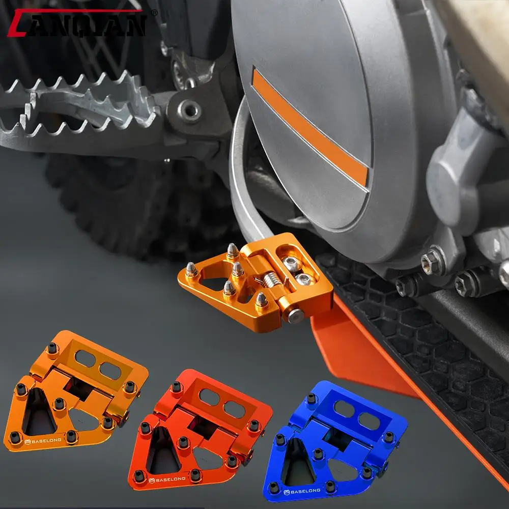 

For GAS GAS EC SIX DAYS 150 250 300 EC F 250 350 450 2021-2023 Motorcycle Accessories Rear Folding Brake Pedal Step Tip Plate
