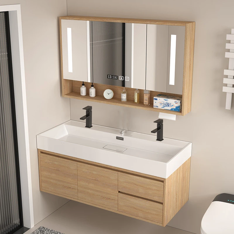 

Modern Paper Cupboard Organizer Drawers Display Toilet Shelves Mirror Bathroom Cabinet Accessories Gabinete Trendy Furniture