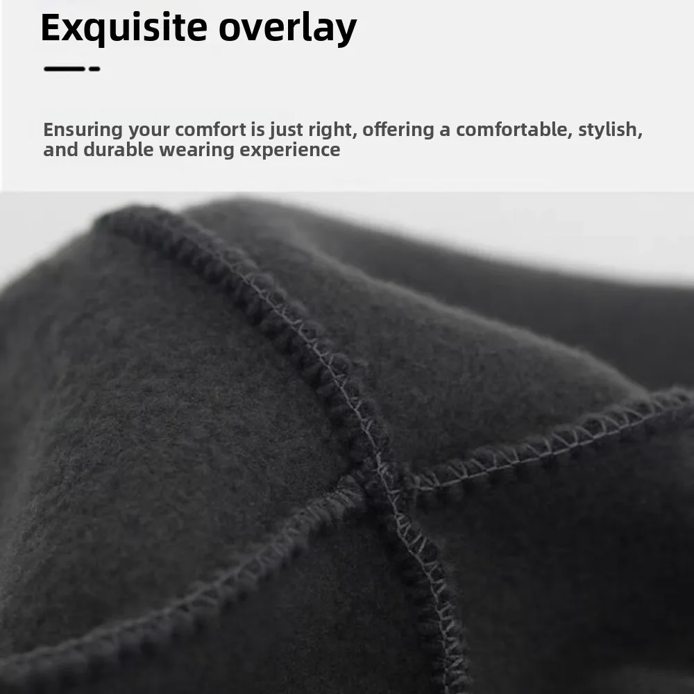 Cappello in pile per esterni invernale e autunnale - Maschera da sci, Ghetta per il collo da ciclismo, Copricapo caldo antivento per moto integrale a prova di freddo