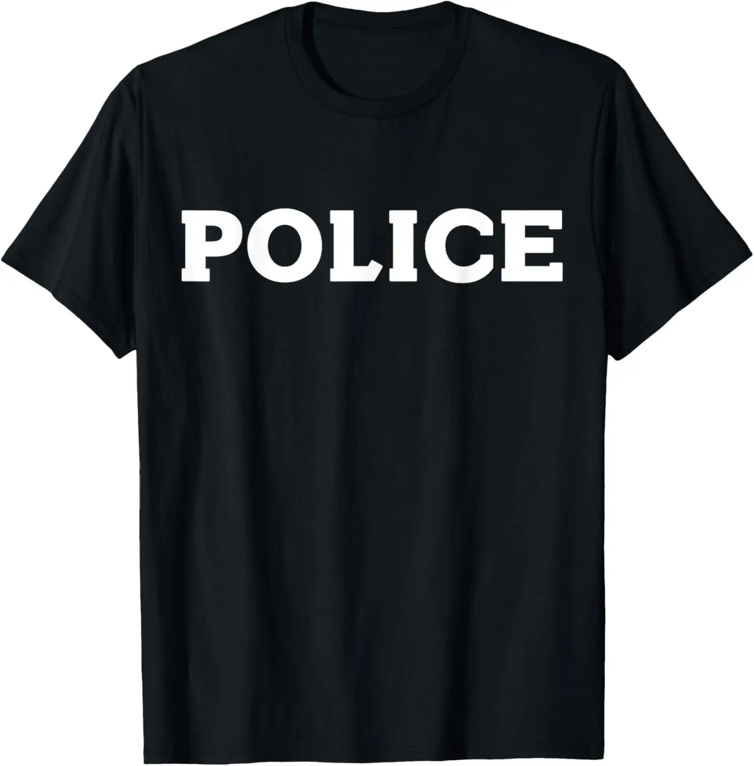 DIY Police Officer Cop Policeman Halloween Party Costume Tee T-Shirt