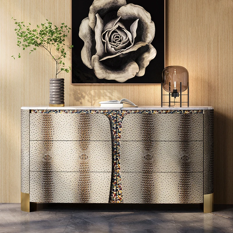 

Nordic Style Living Room Cabinets Elegant Design Italian Luxury Storage Cabinet Creative Aesthetic Mueble Living Room Furniture