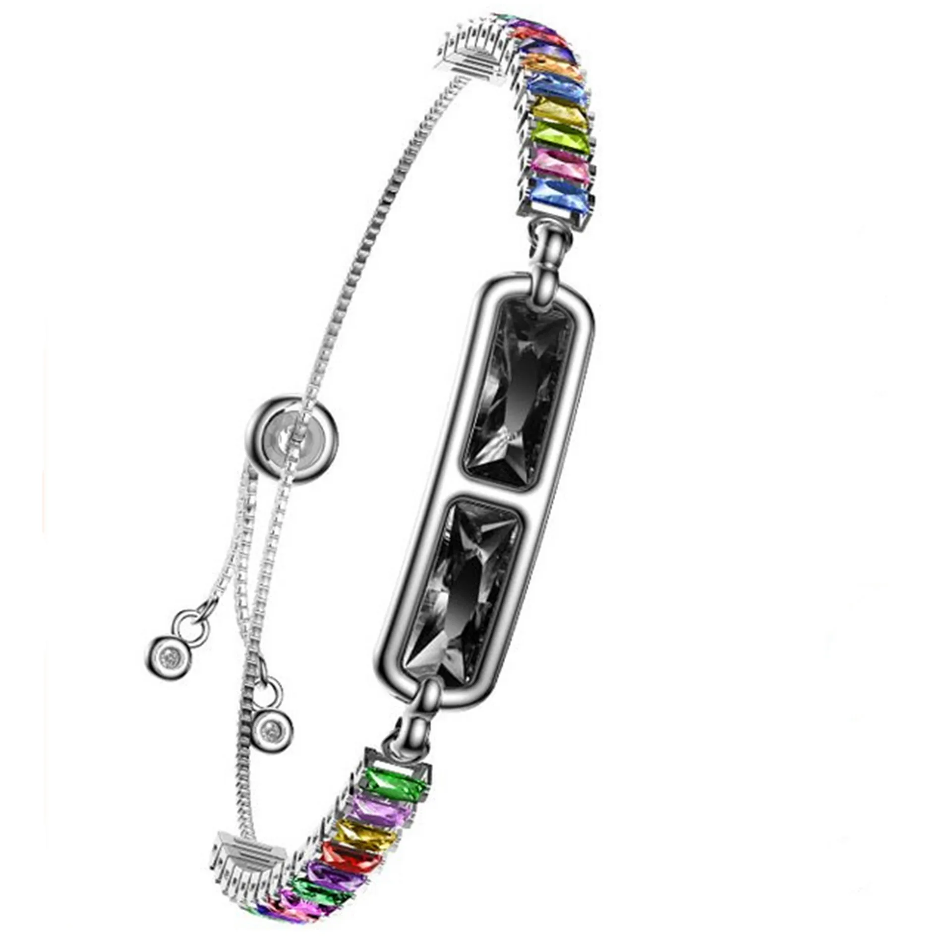 Woman Inlaid with Diamonds Smart Bracelet Sports Health Ms. Bluetooth Wristband Sleep HRV Monitoring Female Physiological Cycle