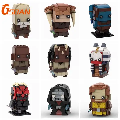 GSBAN Space MOC Wars Movie Figures Obi Maul Model Building Blocks Toys For Children Toy Kids Gifts Bricks