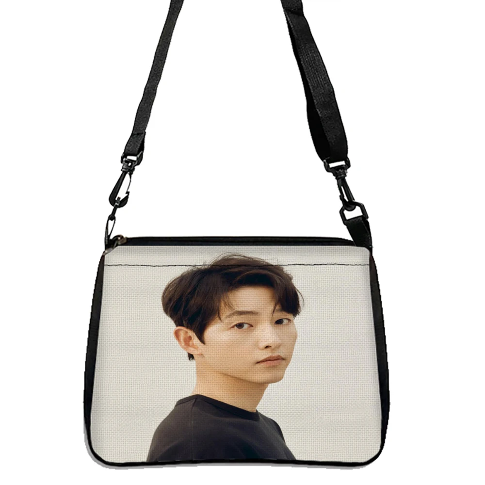 Song Joong Ki Double-sided Printed Handbag Fashionable Shoulder Bag Travel Bag Crossbody Bag Shoulder Bag For Women 5.23