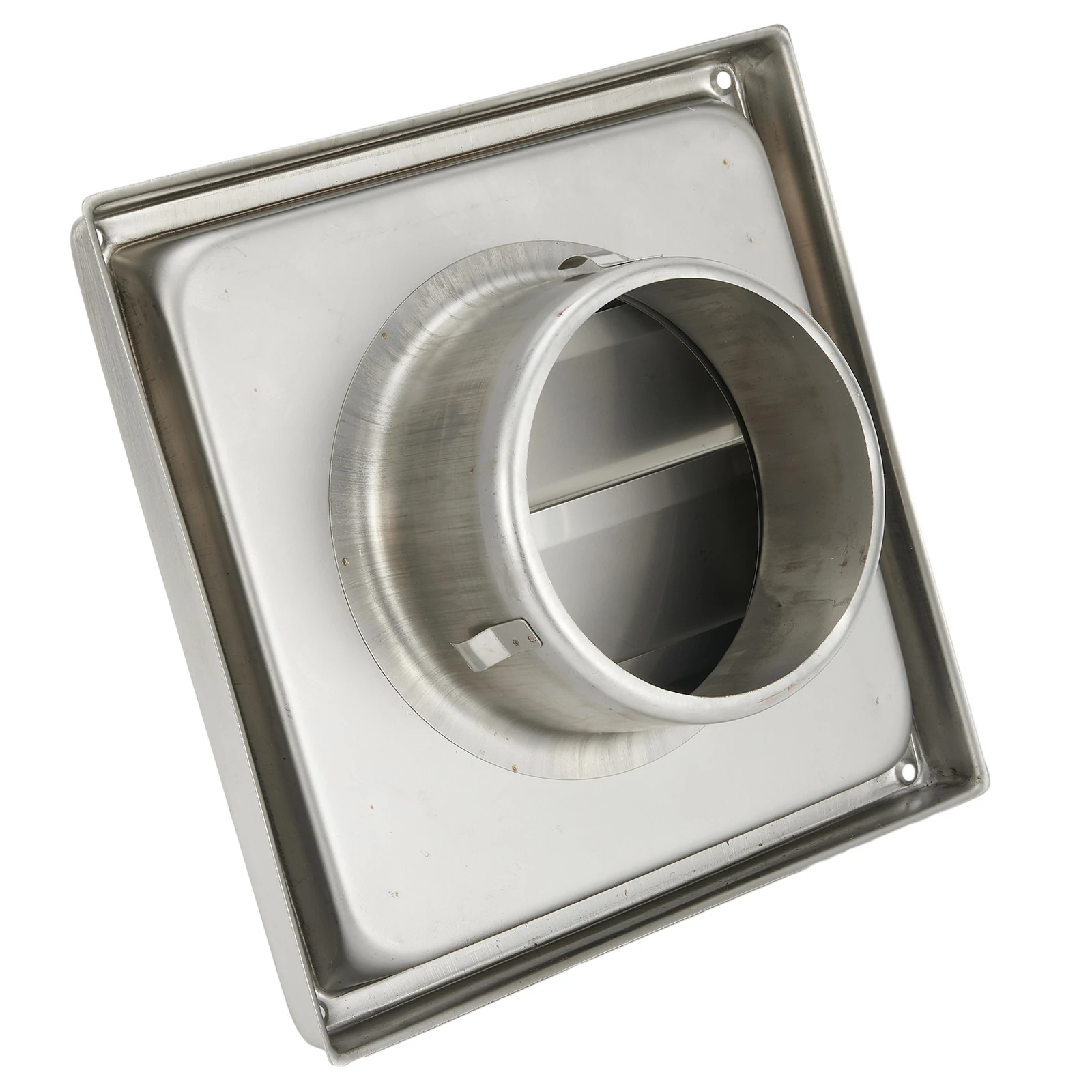 

Perfect For Modern Homes Wall Vent Exhaust Movable Stainless Steel Vent Silver Stainless Steel Wall Ventilation Cap 100mm