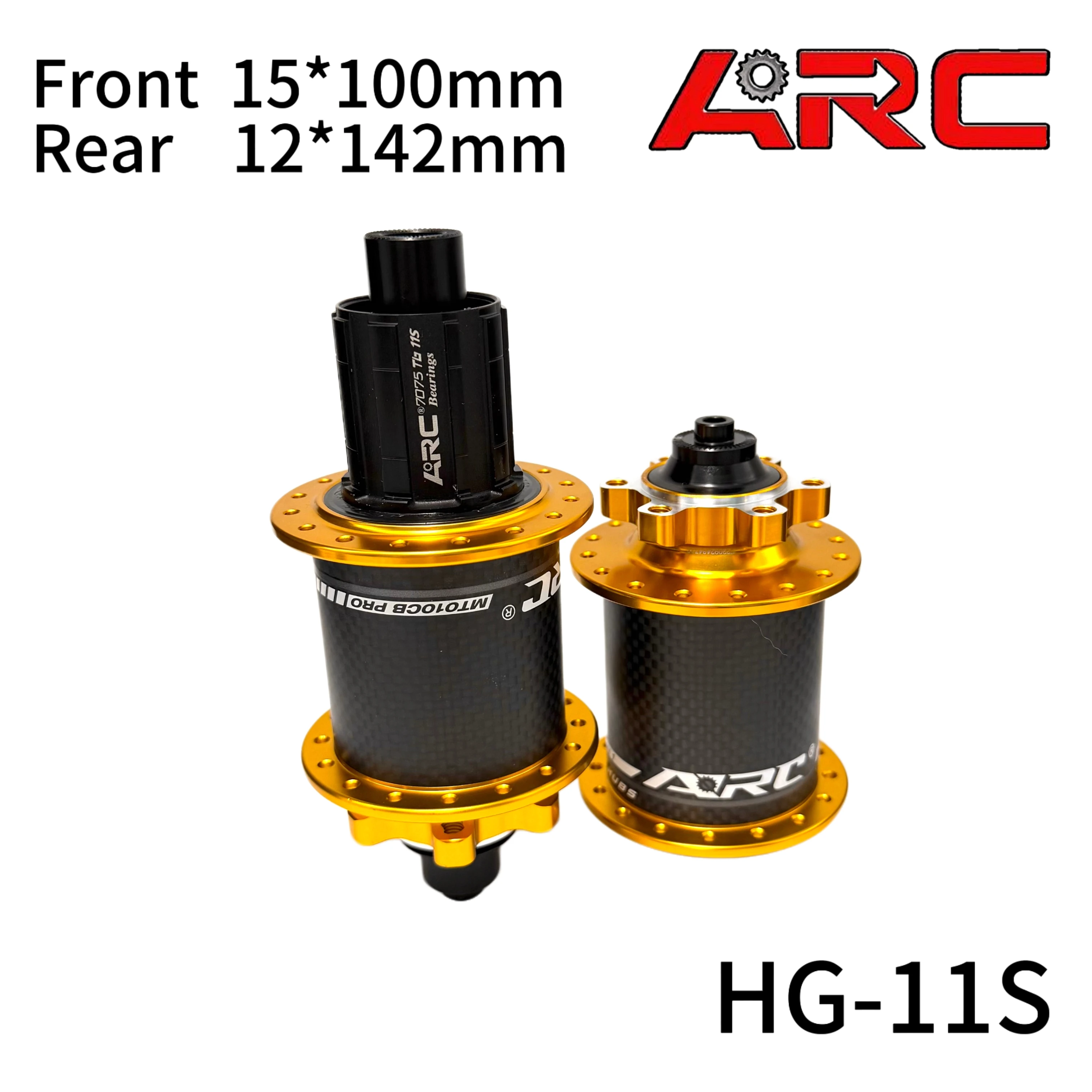 

ARC MT010 Pro 4-в-1 карбоновые втулки для горного велосипеда, 4 герметичных подшипника, 6 защелок, 114 щелчков, для HG 8 9 10 11S XD MS