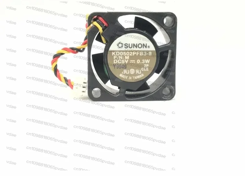 SUNON KD0502PFB3-8 DC 5V 0.3W 25x25x10mm 3-Wire Cooling Fan