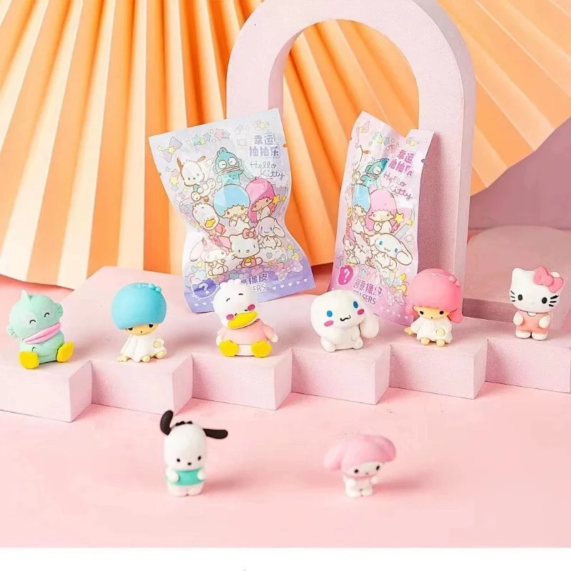 Kawaii Cinnamorolls Cartoon Eraser Is A Detachable and Assemble-able 3D Kuromis Eraser for Students As A School Supply Gifts