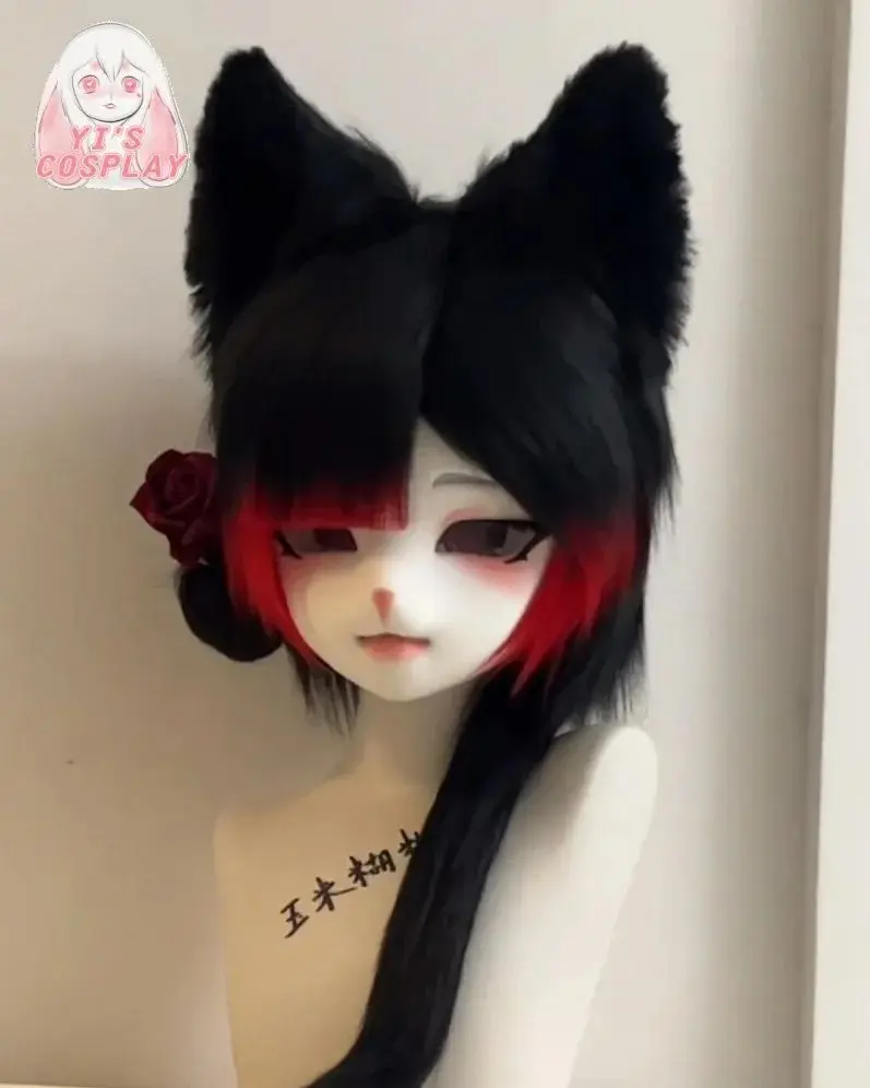 

Customized Fursuit Head Yis cosplay Fursuit Handmade Custom Furry head Kigurumi Head Cosplay Kemono Headsets BeastKemono Head