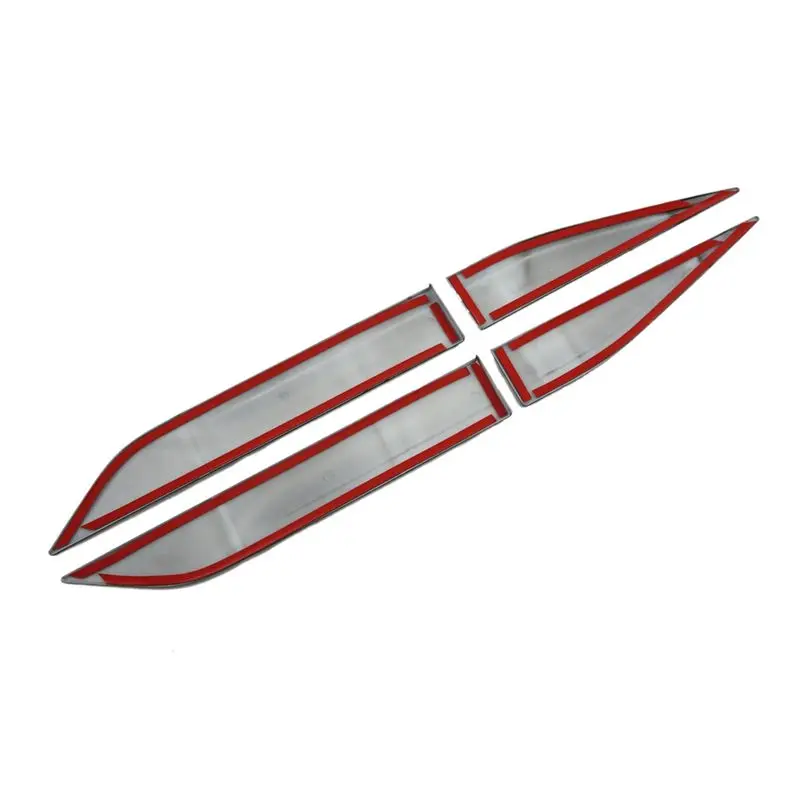 4PCS Carbon Fiber Color Car Exterior Side Door Trim Cover Decor For BYD Dolphin Mini/BYD Seagull-A28K