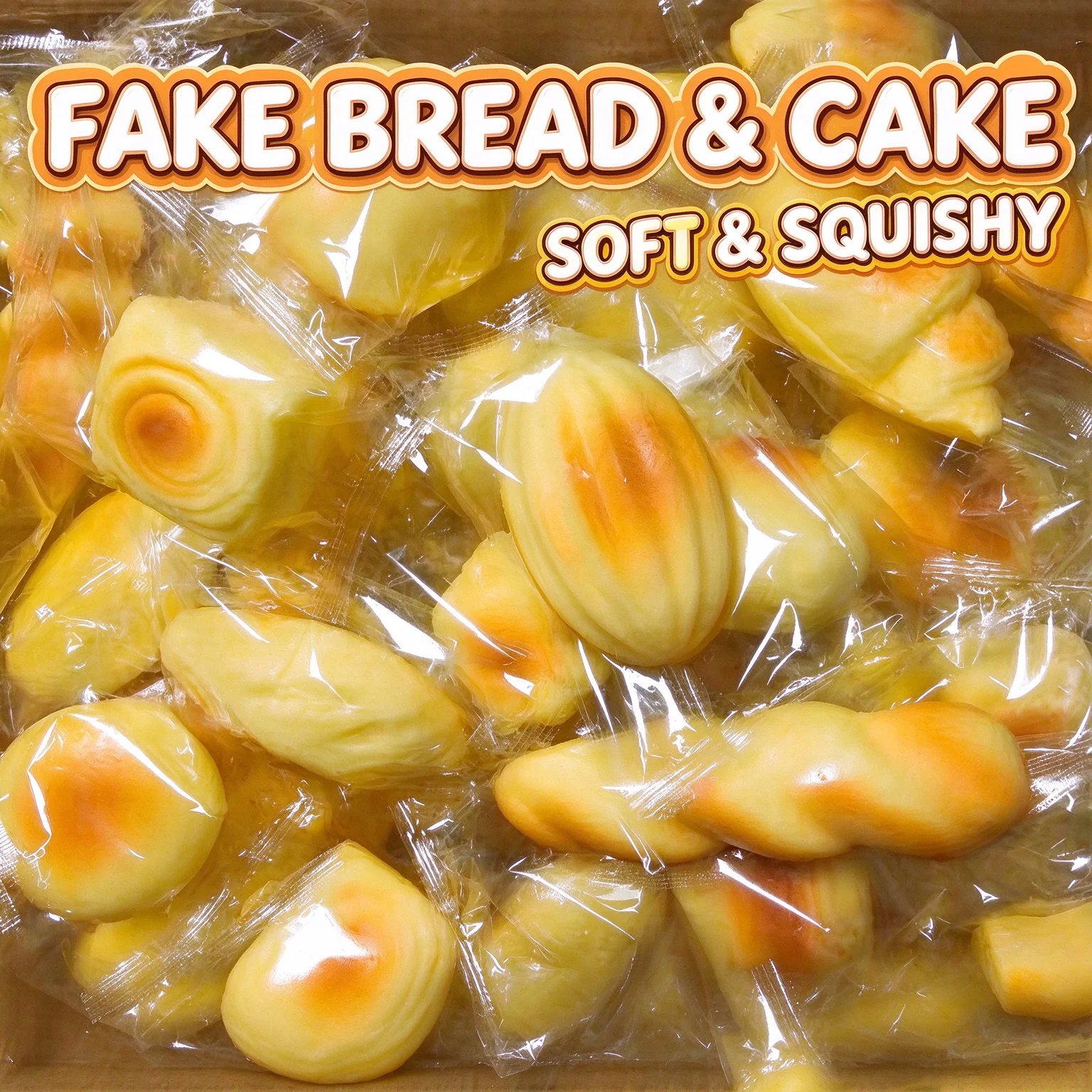 Squishy Bread Fidget Toy Anti-Stress Slow Rising Fruit Pinch Squeeze Stress Reliever Funny Pressure Reducer Prop