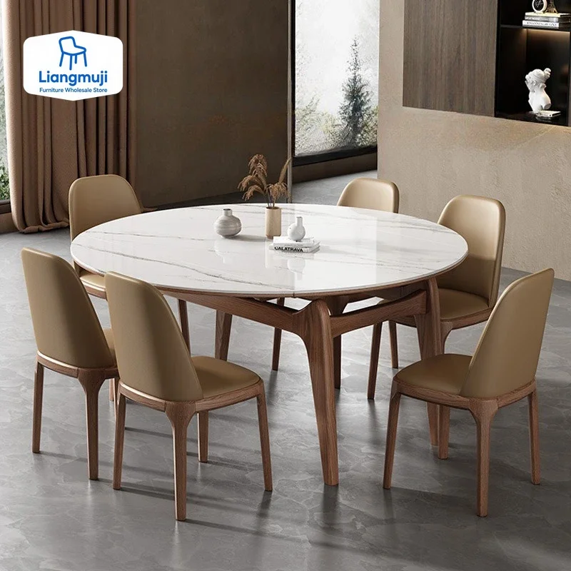 

Овальный белый обеденный стол, скандинавский мраморный дизайн, термостойкий обеденный стол, мраморный минималистичный стол, ясли, кухонная мебель