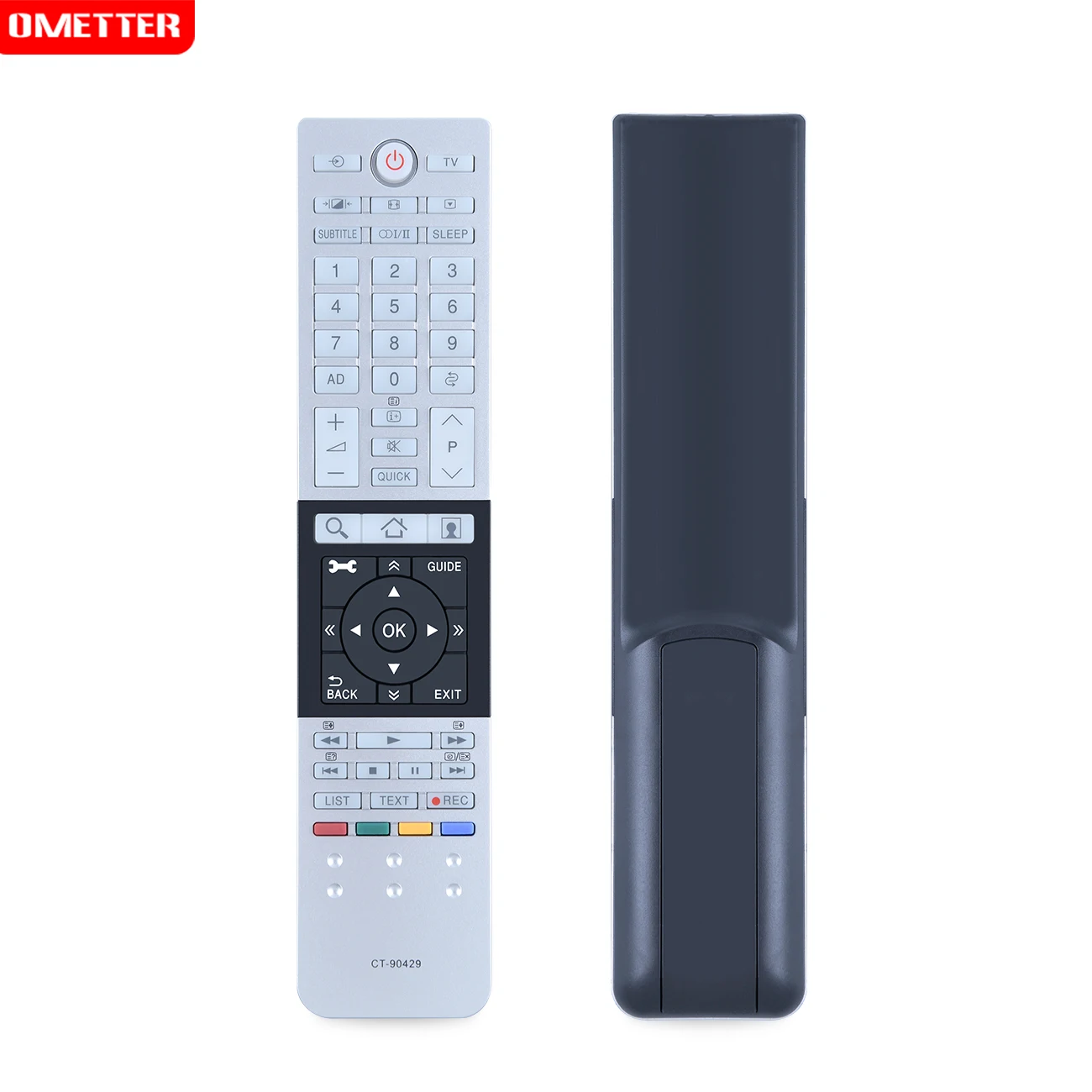 Accoona New Remote Control Replacement for Toshiba CT-90430 CT-90429 CT-90427 CT-90428 CT-90444 Ct-8054 4K Ultra HD TV 84L9300U