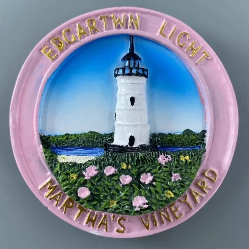 United States Tourist Souvenirs Fridge Magnets Martha's Vineyard Saipan Alaska Magnetic Stickers America Refrigerator Stickers