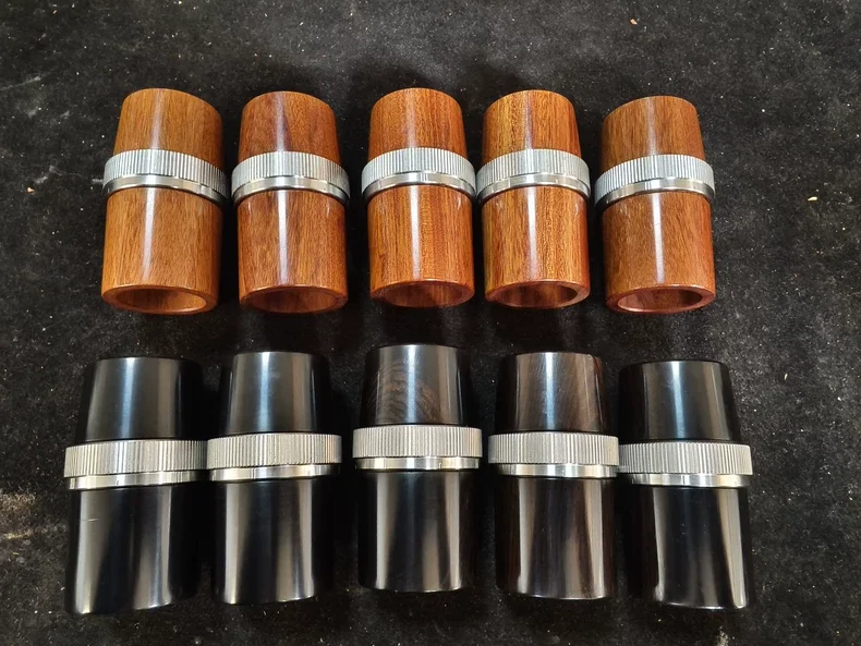 Adjustable Clarinet Two-Piece Rosewood Stave with Adjustable Length from 62mm to 69.5mm
