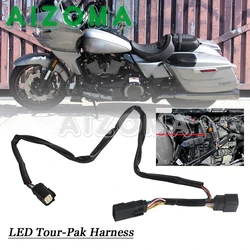 Motorcycle LED Tour Trunk Wiring Harness Plastic Black For Harley Road Glide 117 2024 CVO Road Glide FLTRXSE Street Gide 2023-24