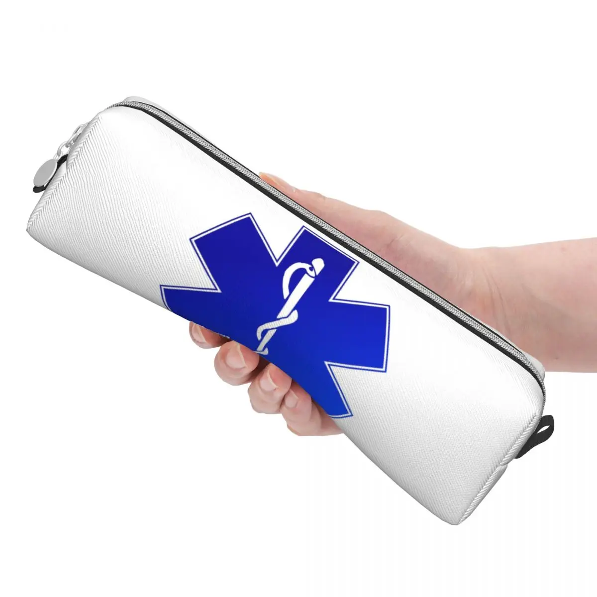 EMS EMT المسعف نجمة الحياة الجوارب والمزيد من مقلمة أكياس القلم سعة كبيرة صندوق القلم لصبي فتاة قلم رصاص الحقيبة حقيبة مستحضرات التجميل #3