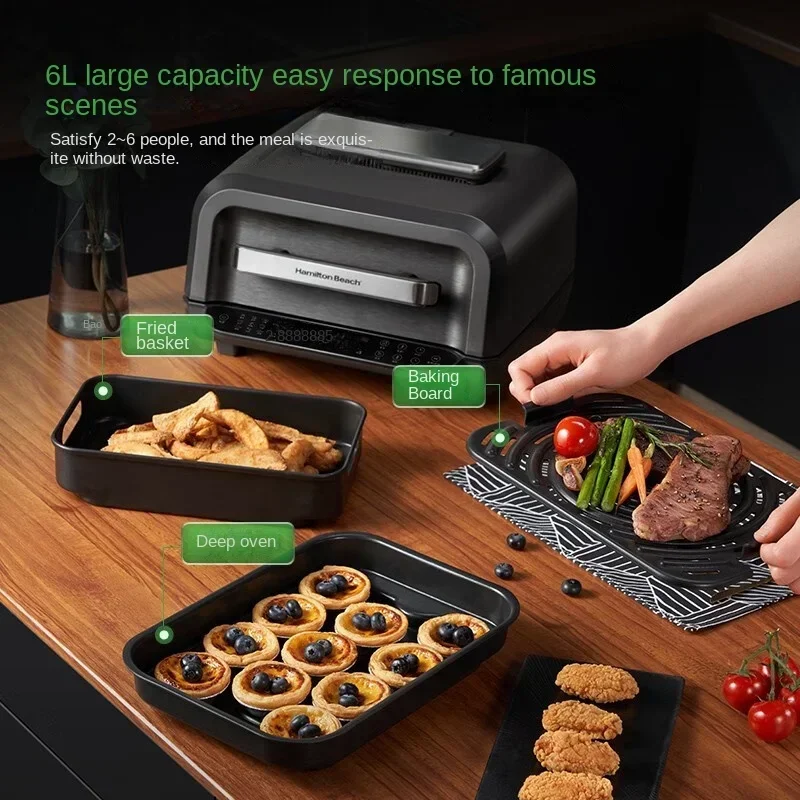 Hot SalesAir Fryer Household 6L Precise Timing Oil Smoke Free Electric Fryer Low-fat Steak Machine Oil Free Air Cooking Machine