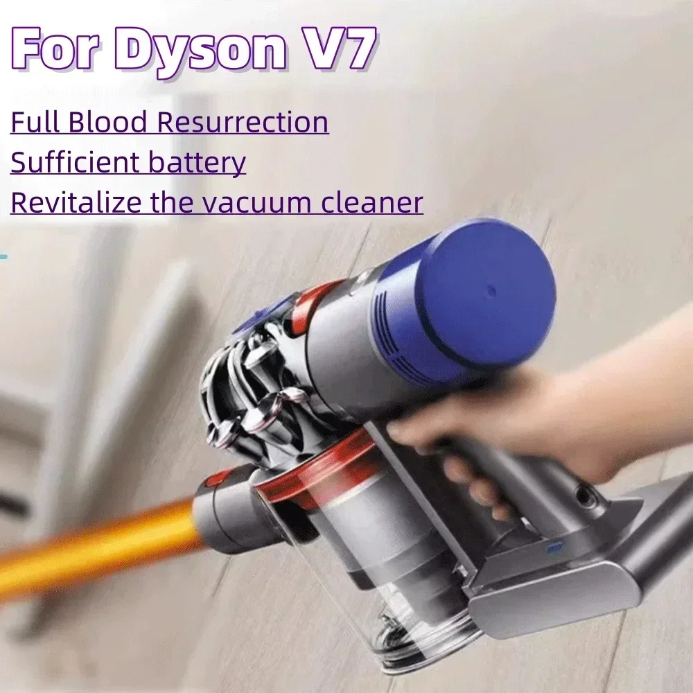2026 V7 4.8/6.8/9.8/12.8Ah 21.6V البطارية الأصلية لدايسون V7 رأس المحرك الحيوان المطلق SV11 بطارية DE FR RU 2025