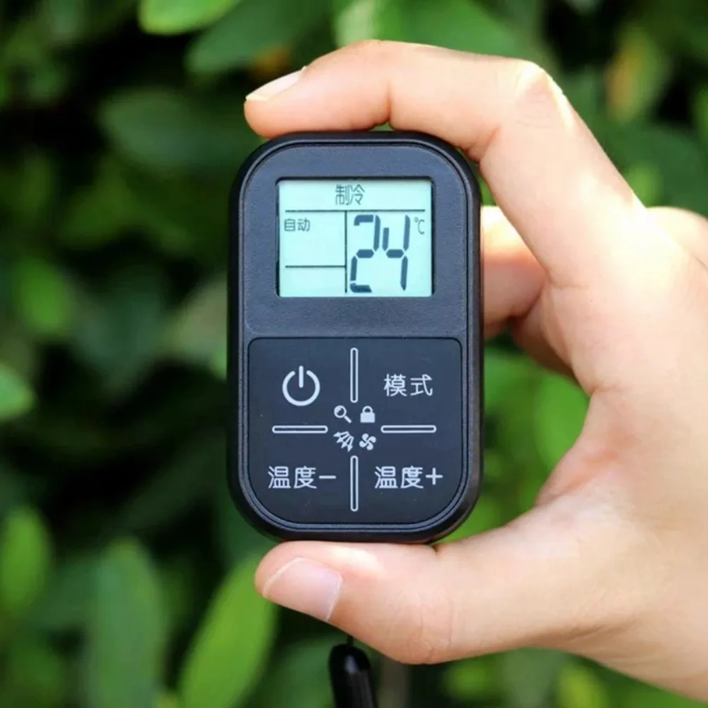 

Plastic Air Conditioner Remote Control Black Mini Any Brand Model Remote Control Panel Green Air Conditioning Accessories