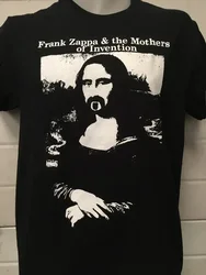 Frank Zappa And The Mothers Mona Lisa T Shirt Poster Vinyl Cd Dvd Classic Cotton Men Round Collar Short Sleeve Top Tee