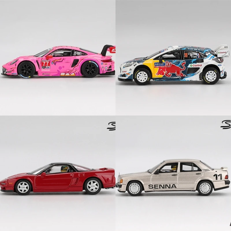 

[Попередняя распродажа] MINI GT 1:64 GT3 R # 77 2024 IMSA M-Sport Rally NS-X Сенна / 190 E 2,3-16 # 11, литая под давлением модель автомобиля с фигуркой