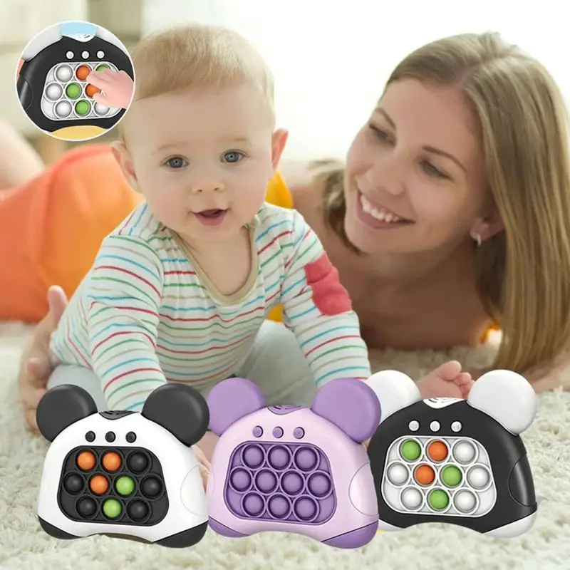 Fast Push Game Cute Creative Push Button Game  Ground Mouse Games and Quickly Push Puzzle Toys Multiplayer Toys English Version