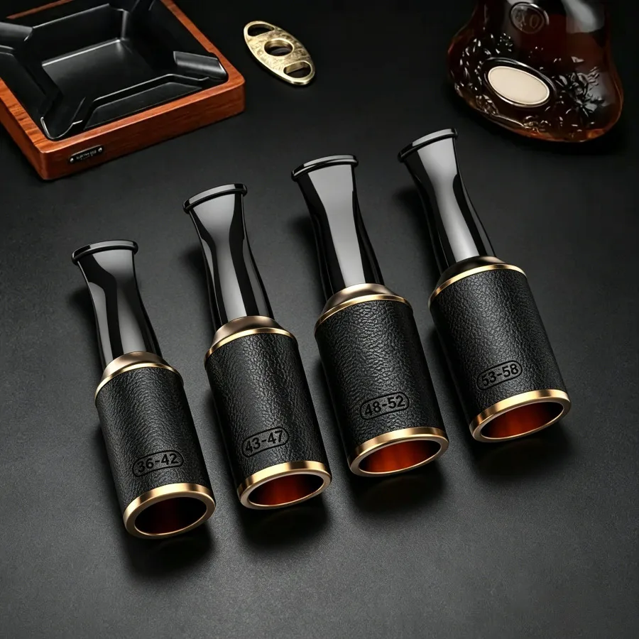 Cigar Mouthpiece, Accessories for Cigar, Cigar Cigarette Holder, Premium Luxury Holiday Gift, Fits 36-58 Ring Gauge Cigars view 6
