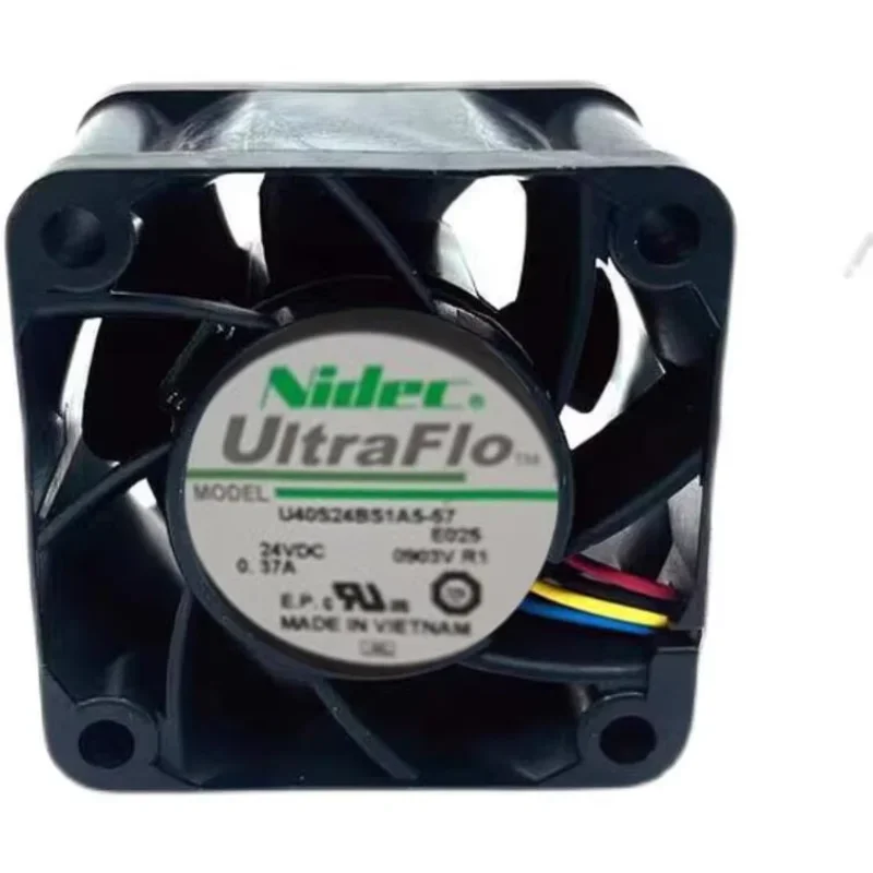 

Ltsf For Nidec U40S24BS1A5-57 DC 24V 0.37A 40x40x28mm 4-Wire Server Cooling Fan 4cm