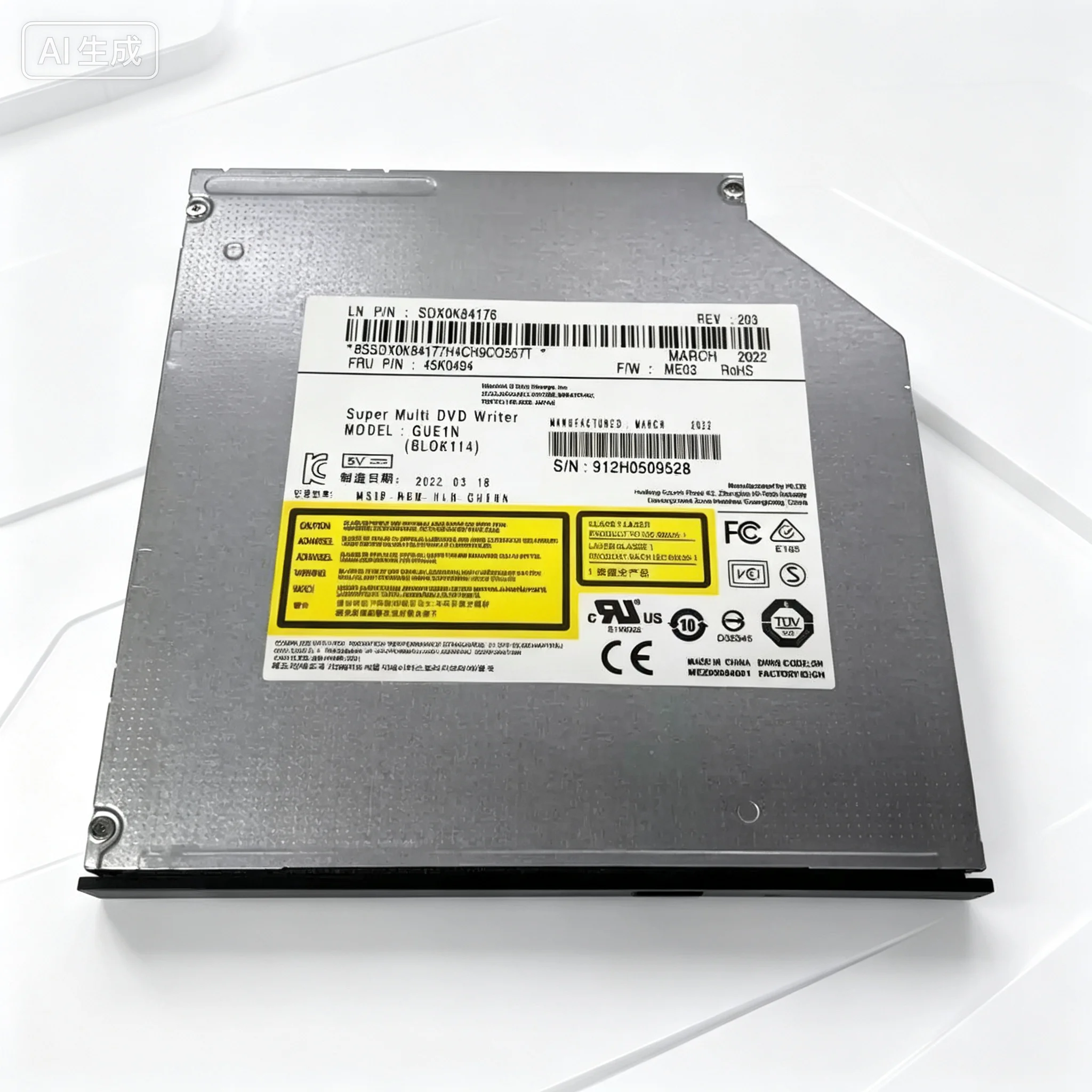 For Small PC 9mm CD DVD Burner Optical Drive GUE1N GUE0N