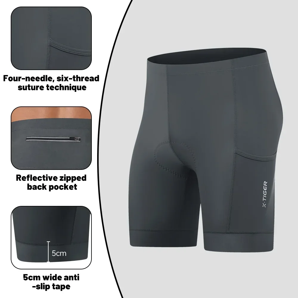 X-TIGER الدراجات السراويل 6D جل خففت الدراجات السراويل الجبلية الدراجات ملخصات الدراجات صالة السراويل اليوغا السراويل الرياضية سراويل رياضية #5
