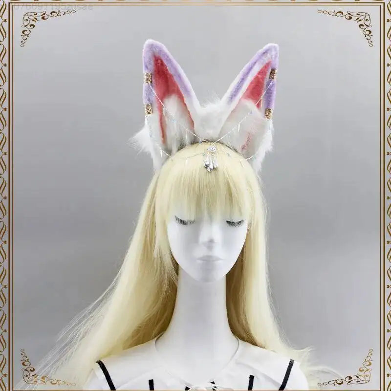 Halloween Simulated Animal Ears Cosplay Party Costume For Women Ancient Egyptian Mythology Anubis Ears Hyraxes Headband