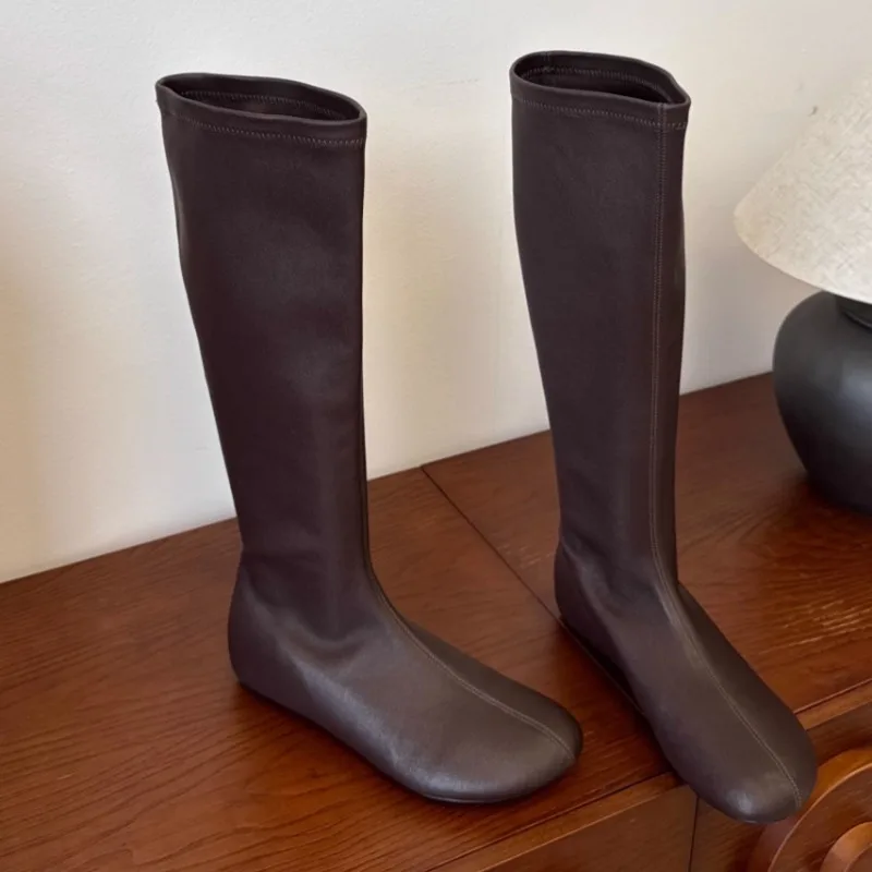 2025 الشتاء موضة جولة تو مصمم الأحذية النسائية في الهواء الطلق مكتب التسوق السيدات أحذية كاجوال أنيقة أحذية عالية الحفلات Zapatos #3